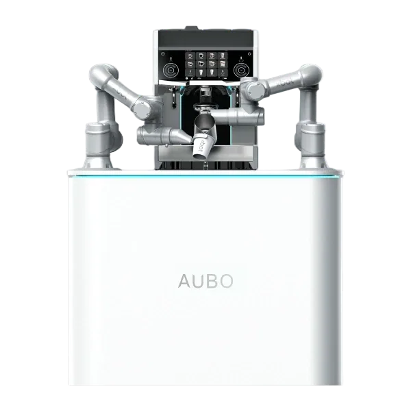 AUBO Dual-Arm Latte Art Coffee Robot
